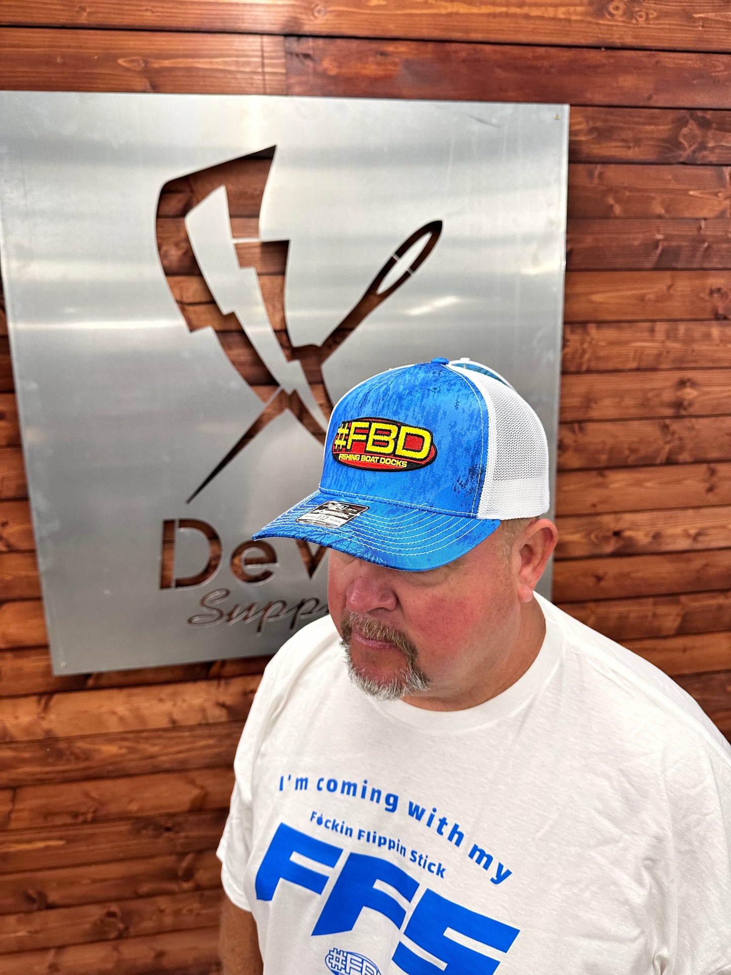 Team Hat, Realtree fishing exclusive (Blue)