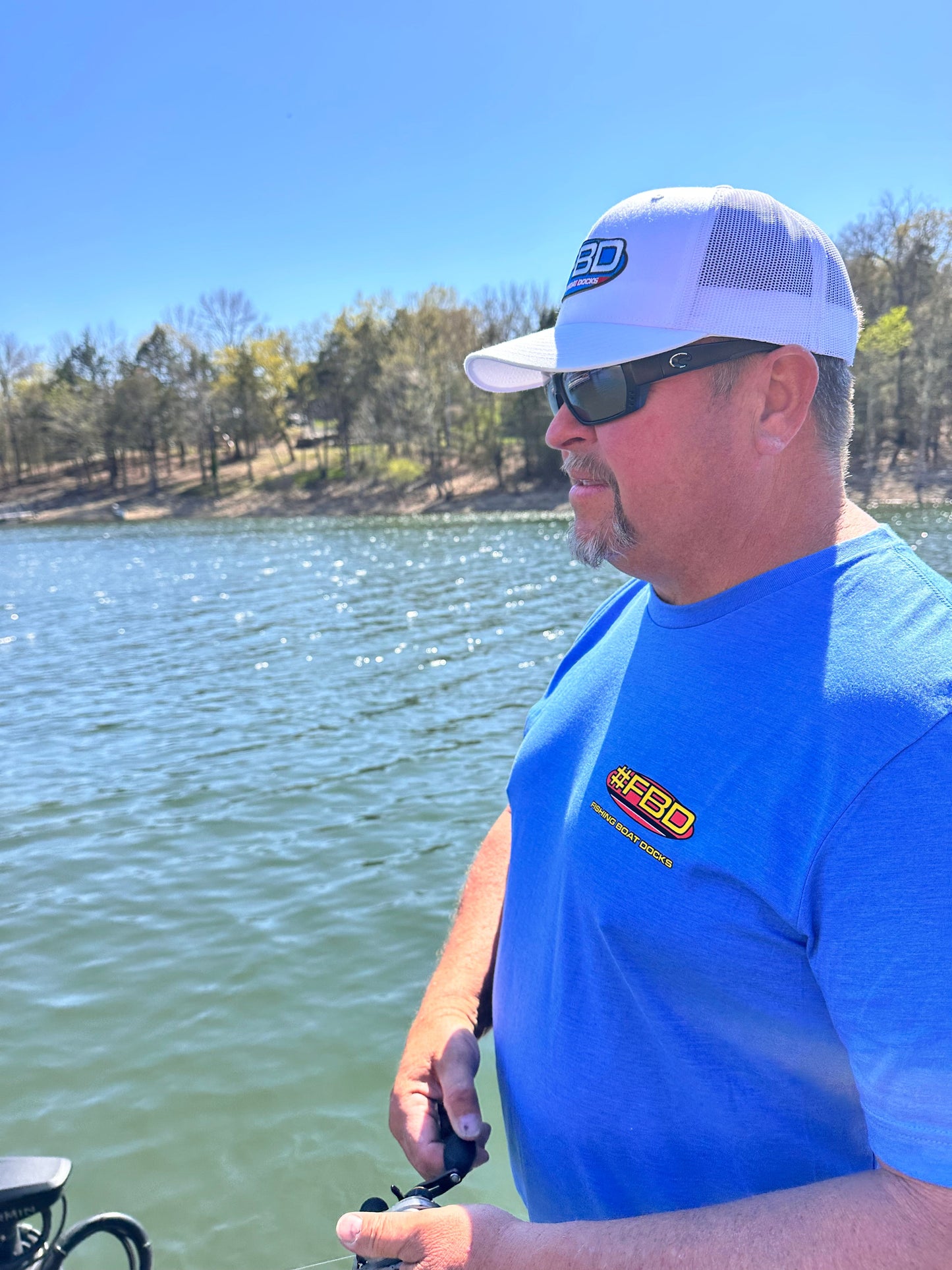 Fishing Boat Docks - Team Tee Blue