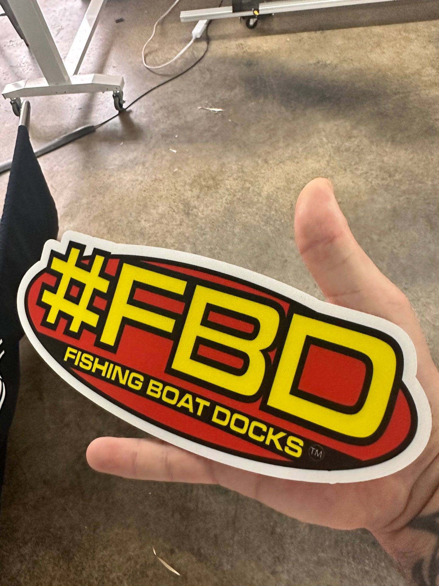 #FBD team truck decal. 8 inch