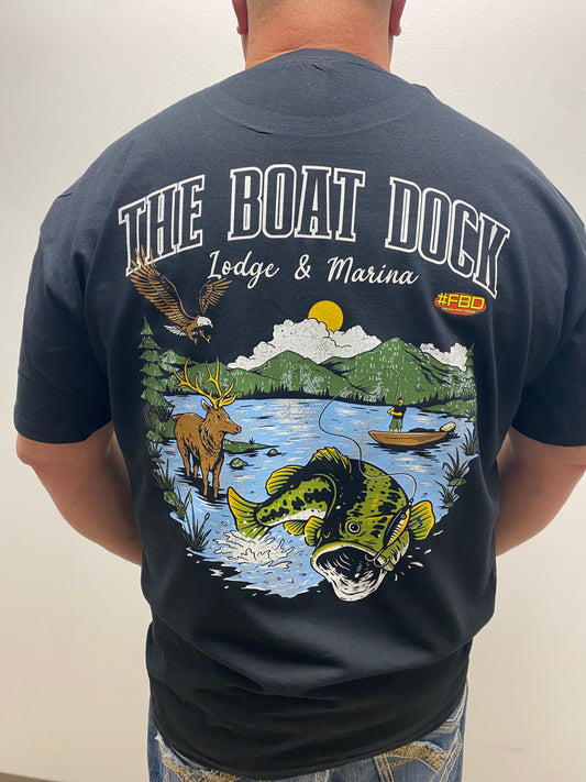 Boat Dock Dreamin vintage graphic tee