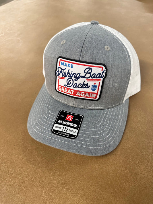 Make fishing boat docks great again Hats