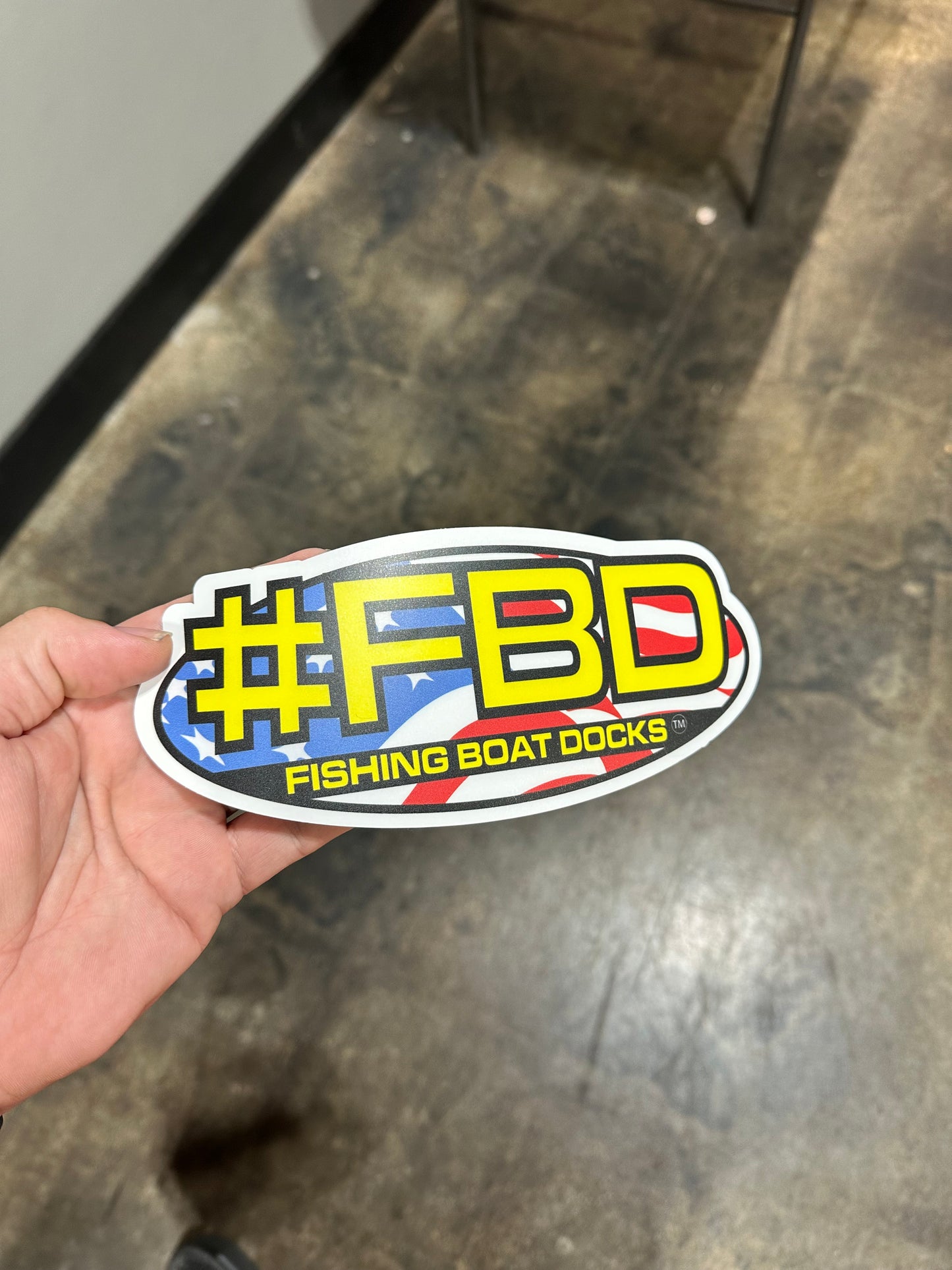 #FBD team truck decal. 8 inch